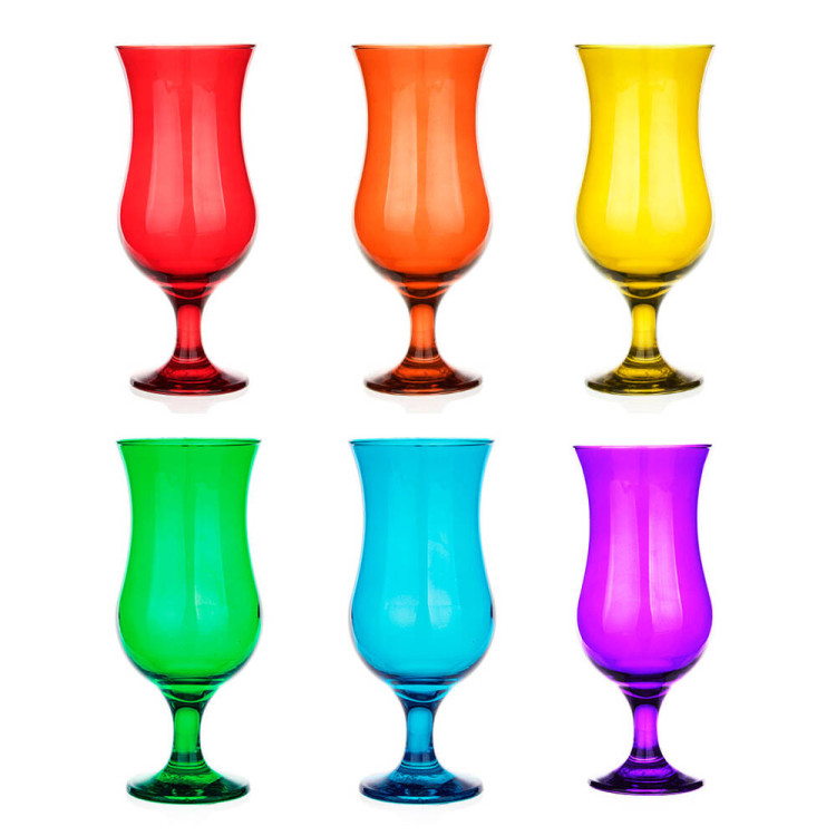 Szklanki Na N Ce Glasmark Rainbow Kieliszki Koktajlowe Kolorowe Ml