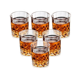 Szklanki do whisky drinków zestaw 6 szklanek 280 ml
