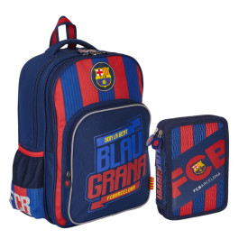 Plecak szkolny FC Barcelona z piórnikiem w prezencie