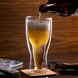 Szklanka termiczna do piwa MG Home Dolce 450 ml odwrócona butelka - 5