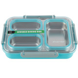 Pojemnik obiadowy z pokrywką 1200ml do przechowywania żywności niebieski lunchbox KM 2146 Kamille