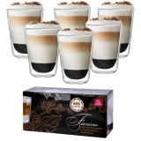 Szklanki termiczne MG Home 300 ml do kawy latte zestaw 6 sztuk - 4