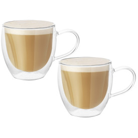 Szklanki termiczne RENZA do kawy 250ml latte komplet 2 szt szklanek