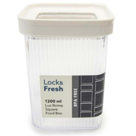 Pojemnik na żywność z pokrywką 9x9 cm Dunya Lock&Fresh 1200 ml