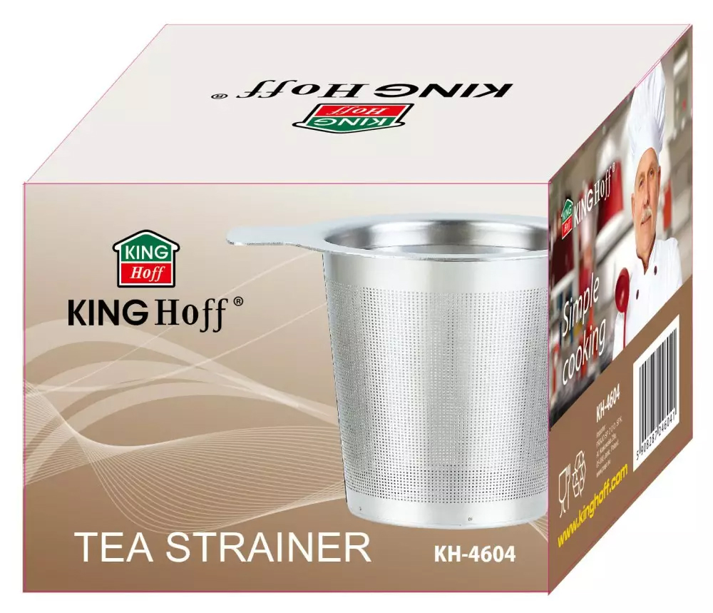 Zaparzacz do kawy i herbaty KingHoff KH 4604- gęste sitko