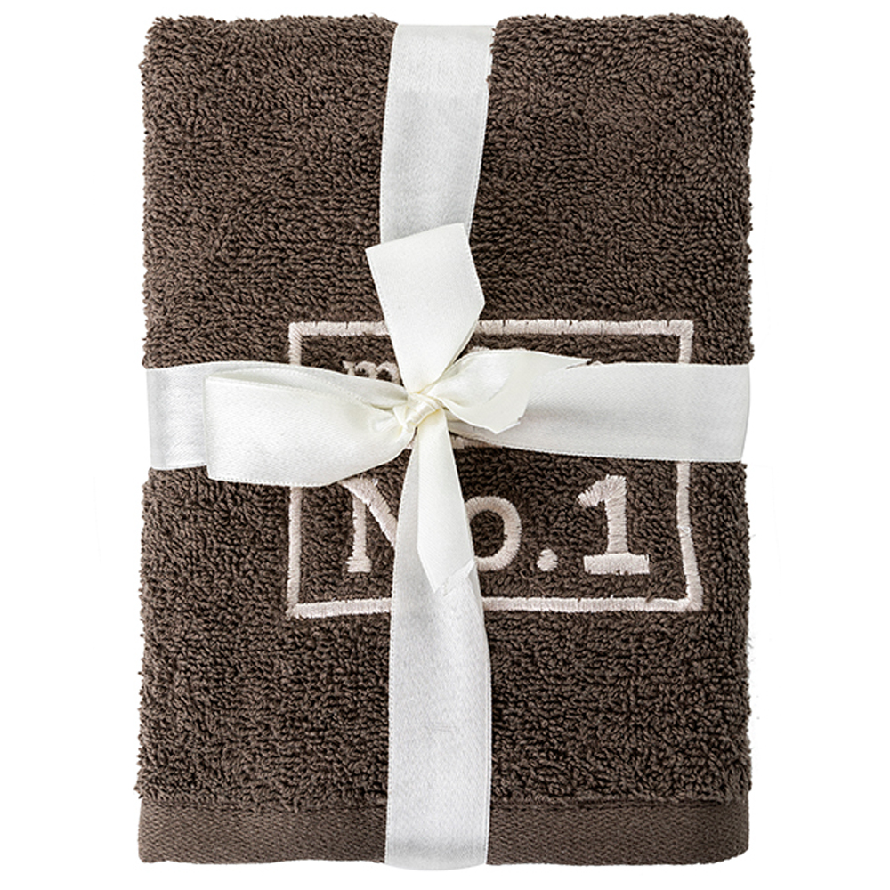 ręcznik ciemno brązowy 