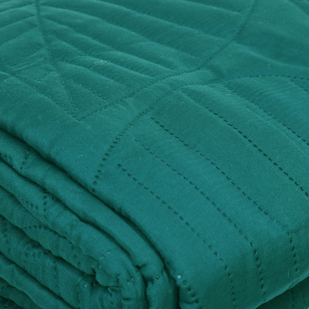 narzuta na łóżko zielona 2621