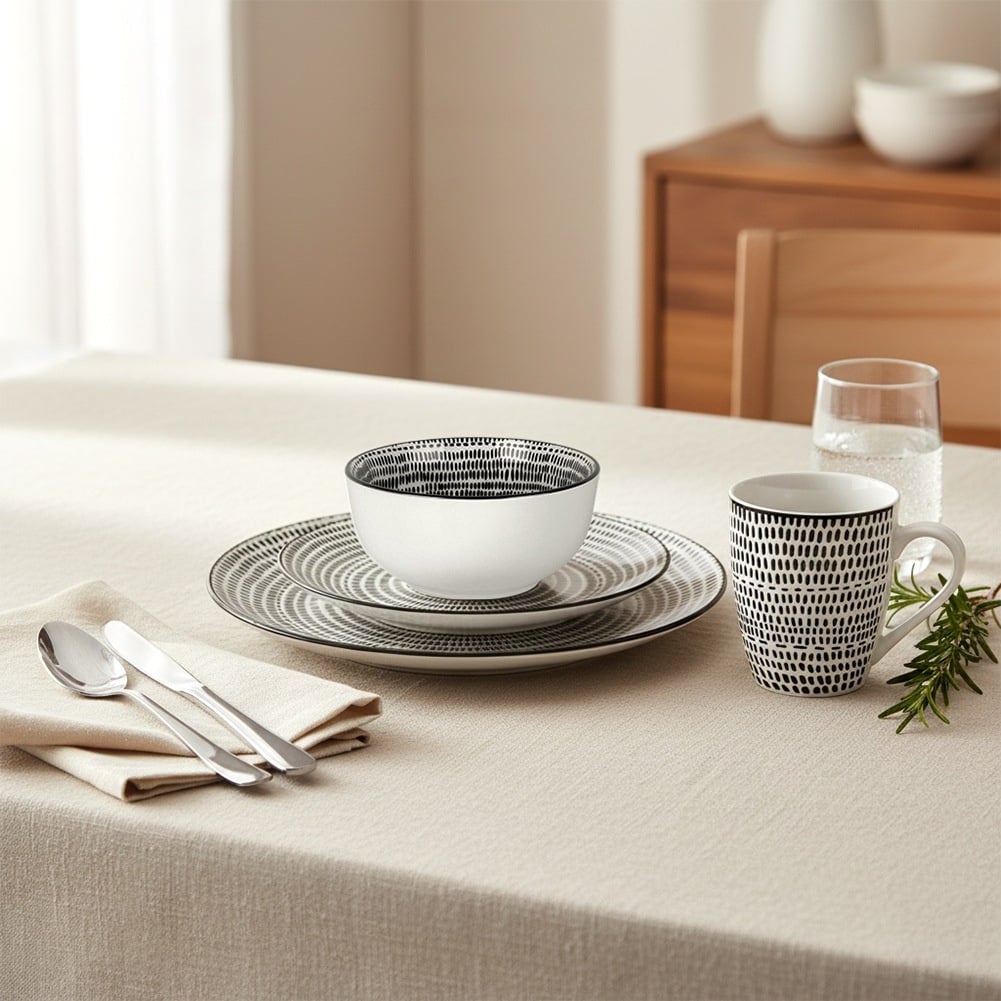 serwis obiadowy porcelanowy