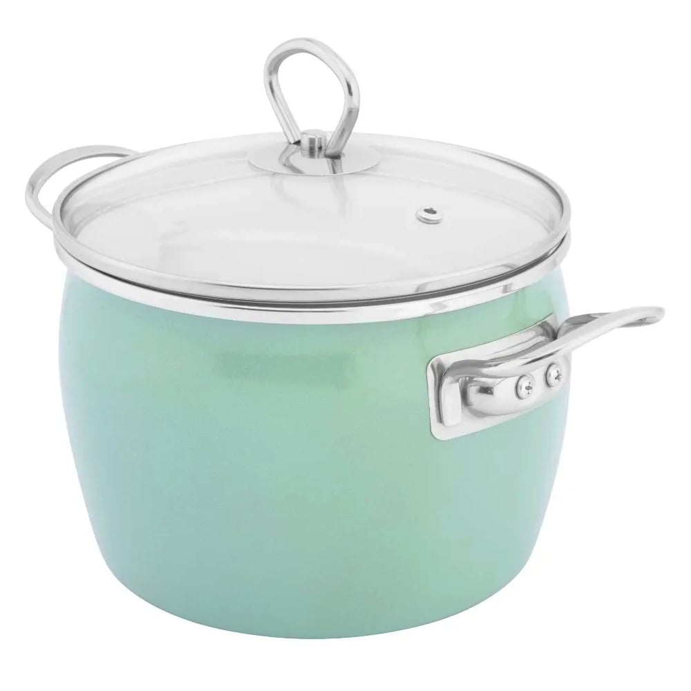 Ergonomia i bezpieczeństwo Szklane pokrywki zostały wyposażone w stylowe, stalowe uchwyty oraz odpowietrznik pary. Pozwala to na wygodne kontrolowanie procesu gotowania bez konieczności podnoszenia pokrywy i utraty temperatury