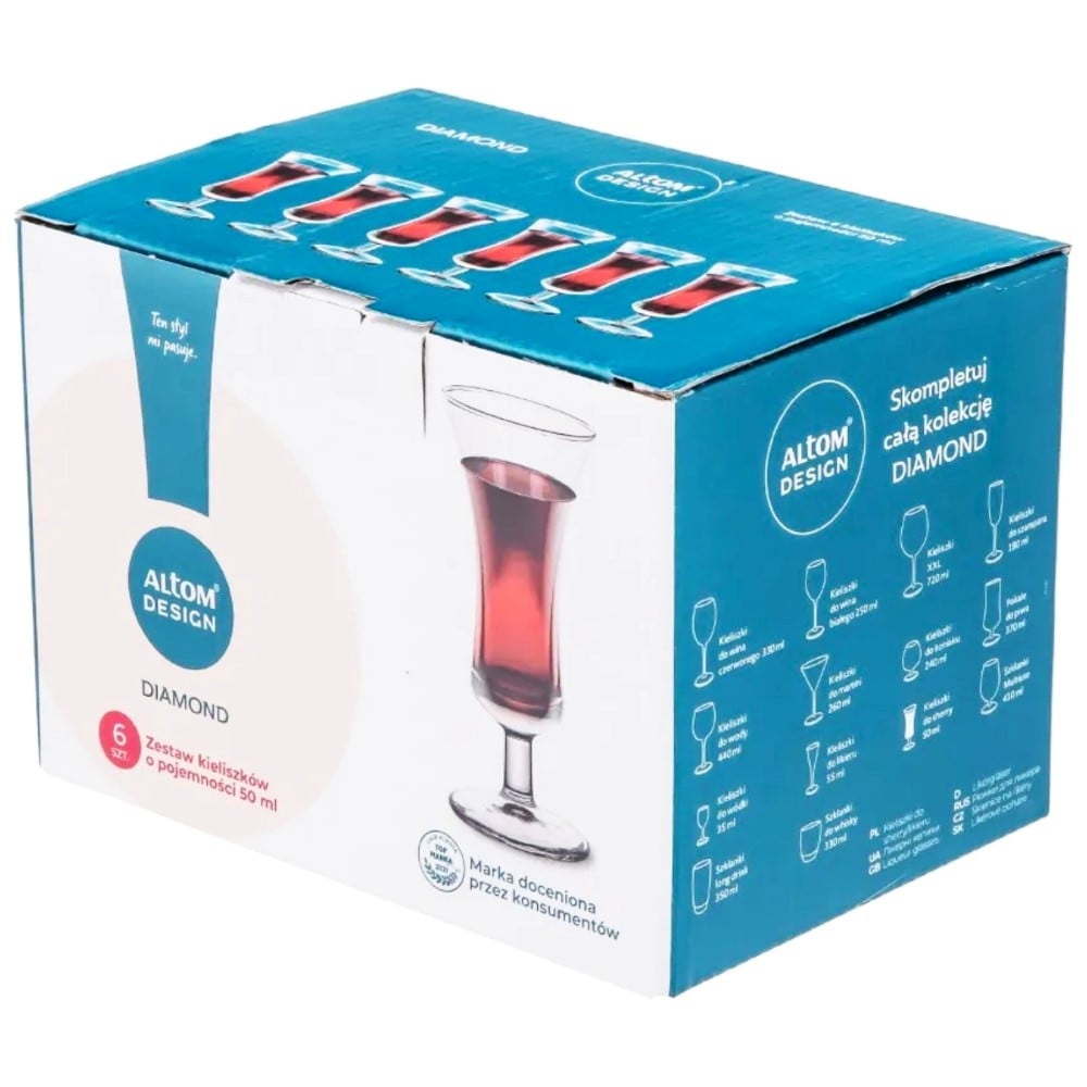 kieliszki Diamond