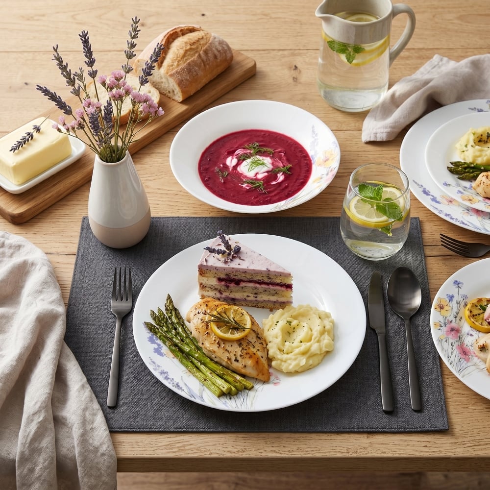 serwis obiadowy talerze dla 6 osób