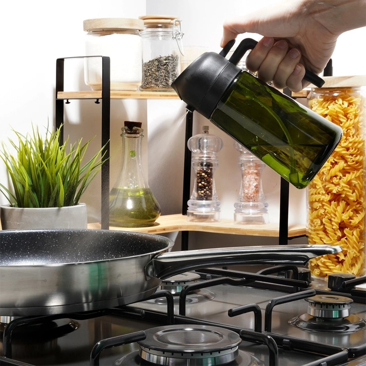 Spryskiwacz zielony spray do octu oleju wody 450 ml Vilde