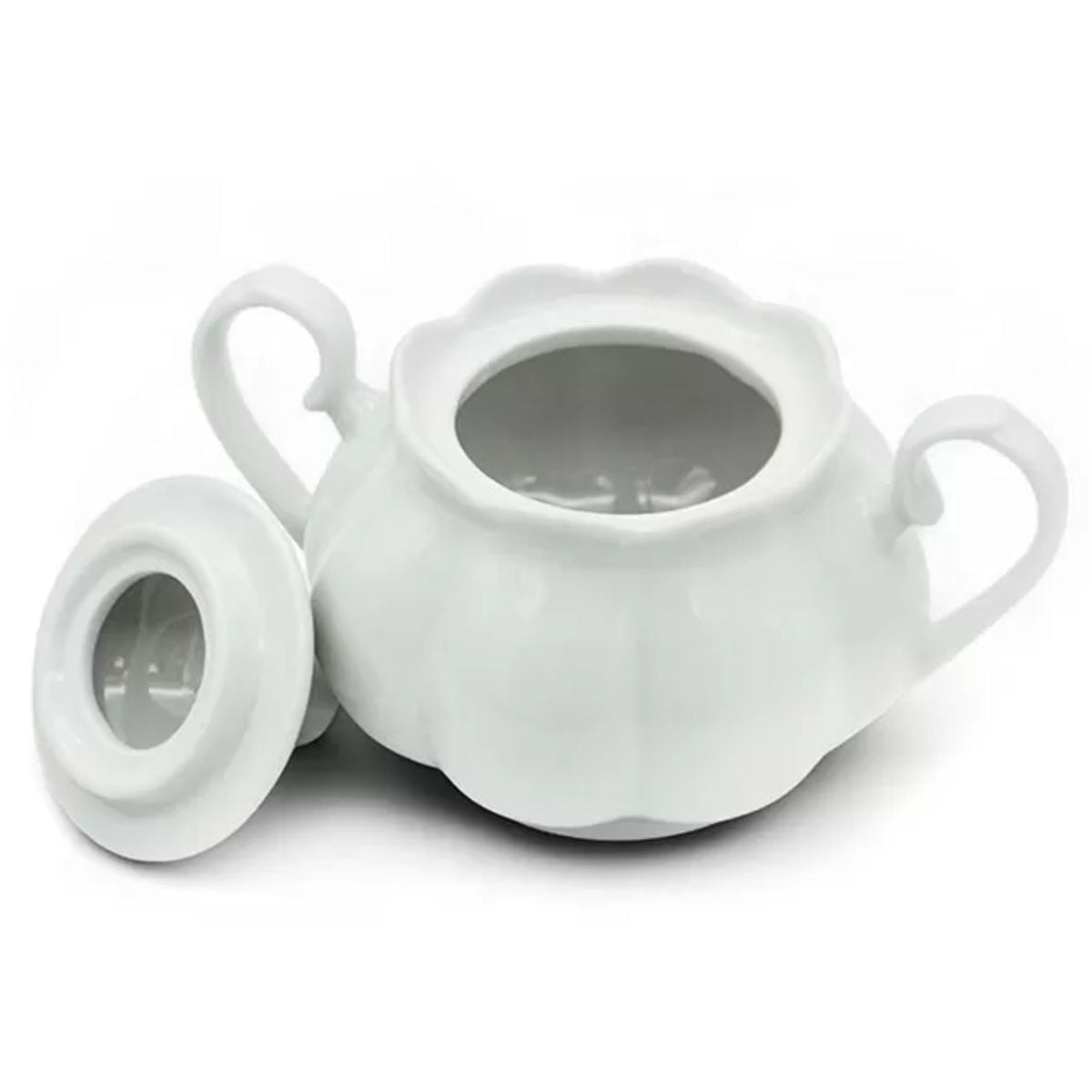 Cukiernica porcelanowa pojemnik na cukier 290 ml cukierniczka z pokrywą Tragar
