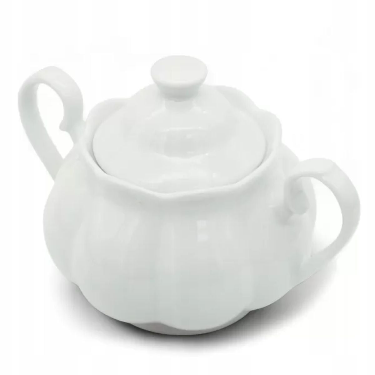 Cukiernica porcelanowa pojemnik na cukier 290 ml cukierniczka z pokrywą Tragar