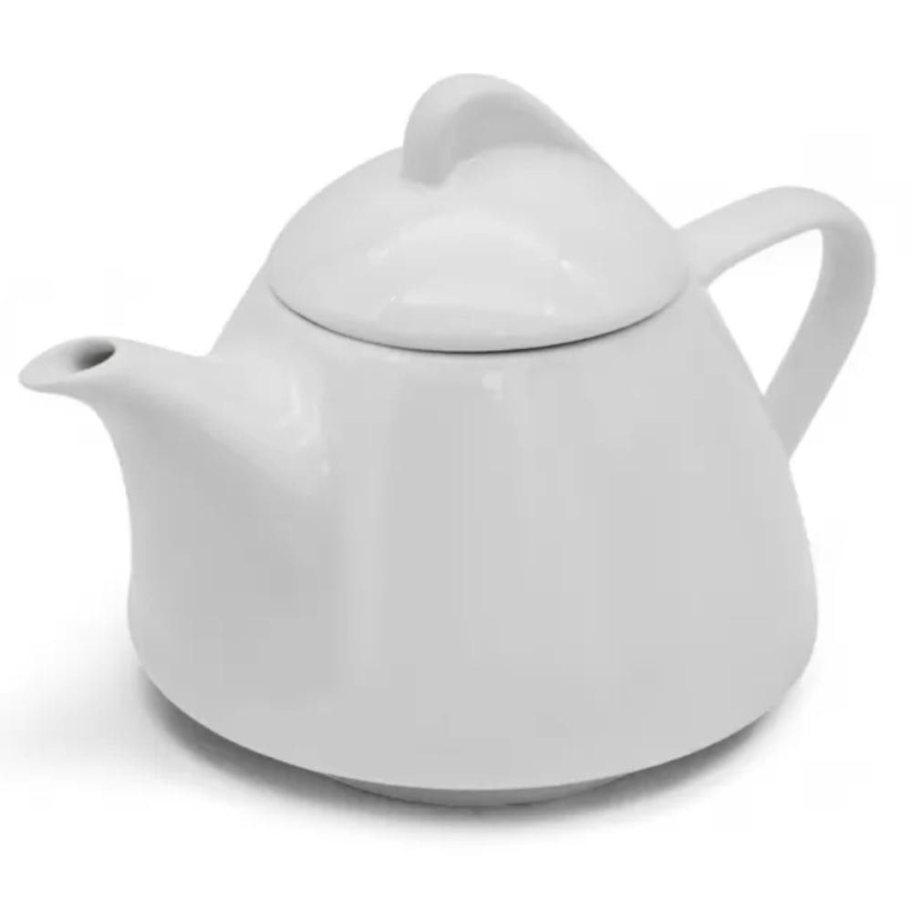 Dzbanek porcelanowy biały imbryk do zaparzania herbaty z Bella Fiore Tragar