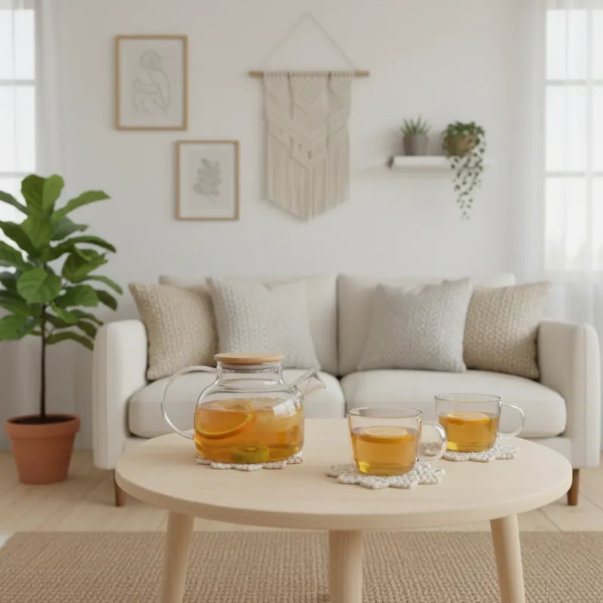 Szklany dzbanek do herbaty i naparów ziołowych z sitkiem i pokrywką 1,0 l Tragar