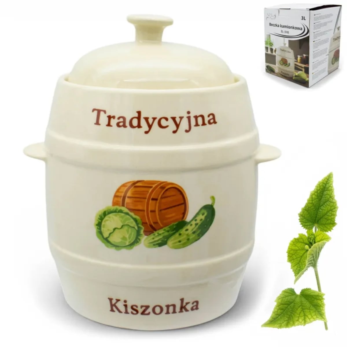 Beczka kamionkowa hermetyczna