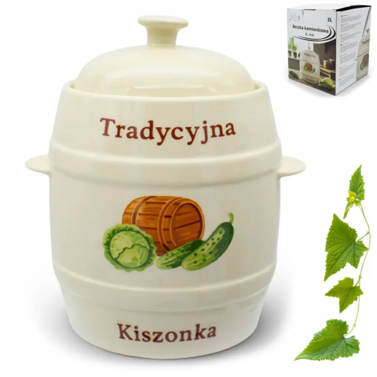 Beczka kamionkowa hermetyczna