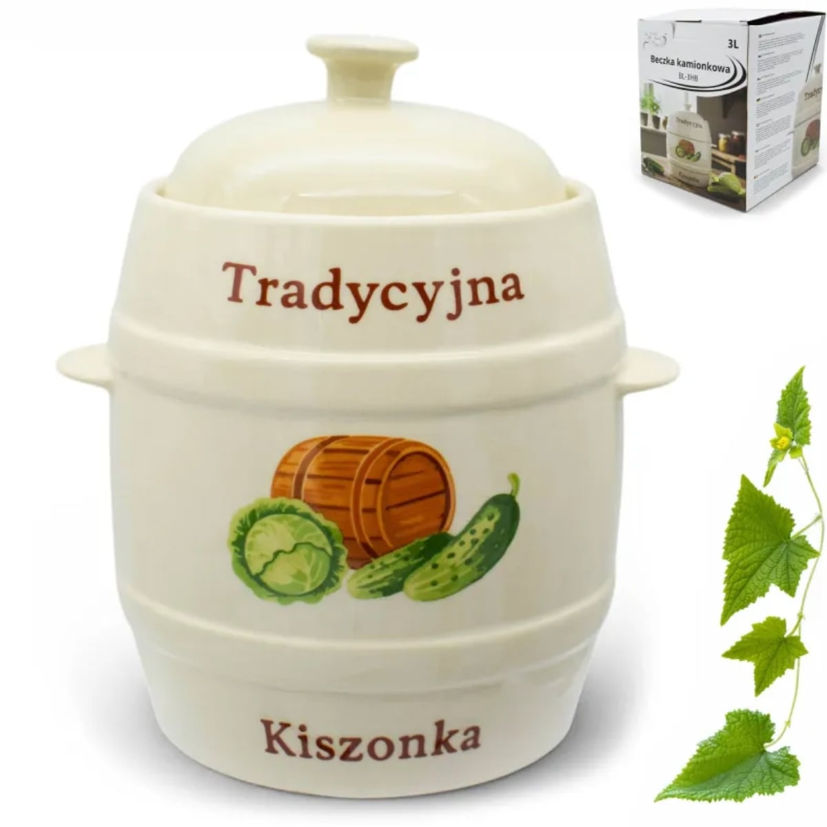 Beczka kamionkowa hermetyczna