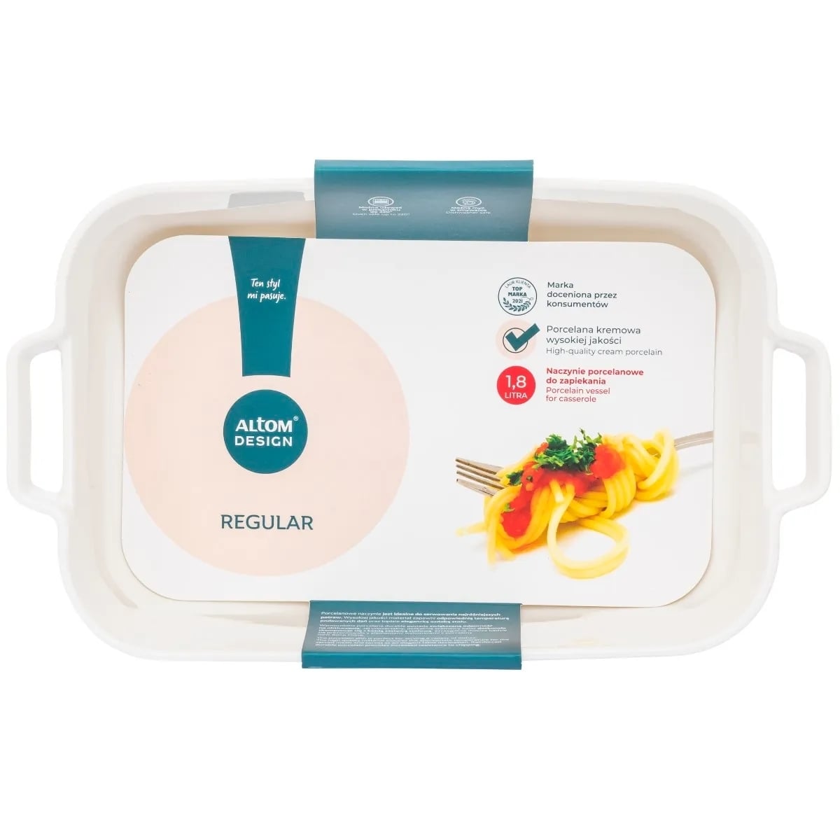 Naczynie do zapiekania ceramiczne 36.5 cm czerwone Altom Design Red Chilli