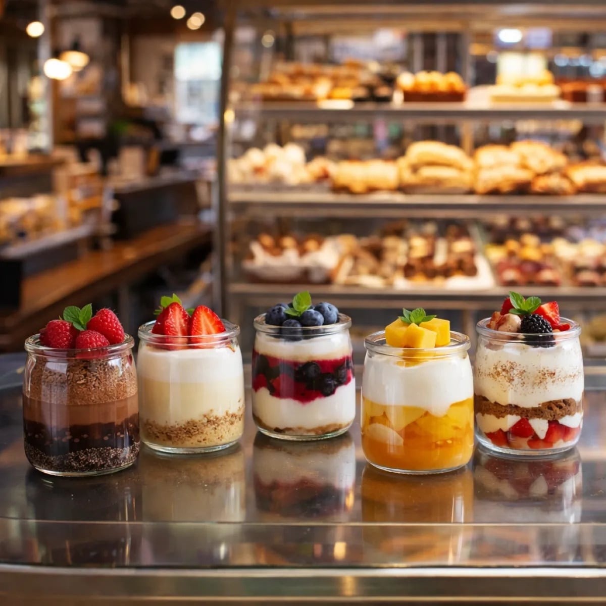 Słoiczki szklane 140 ml do deserów komplet 6 szt Altom Design