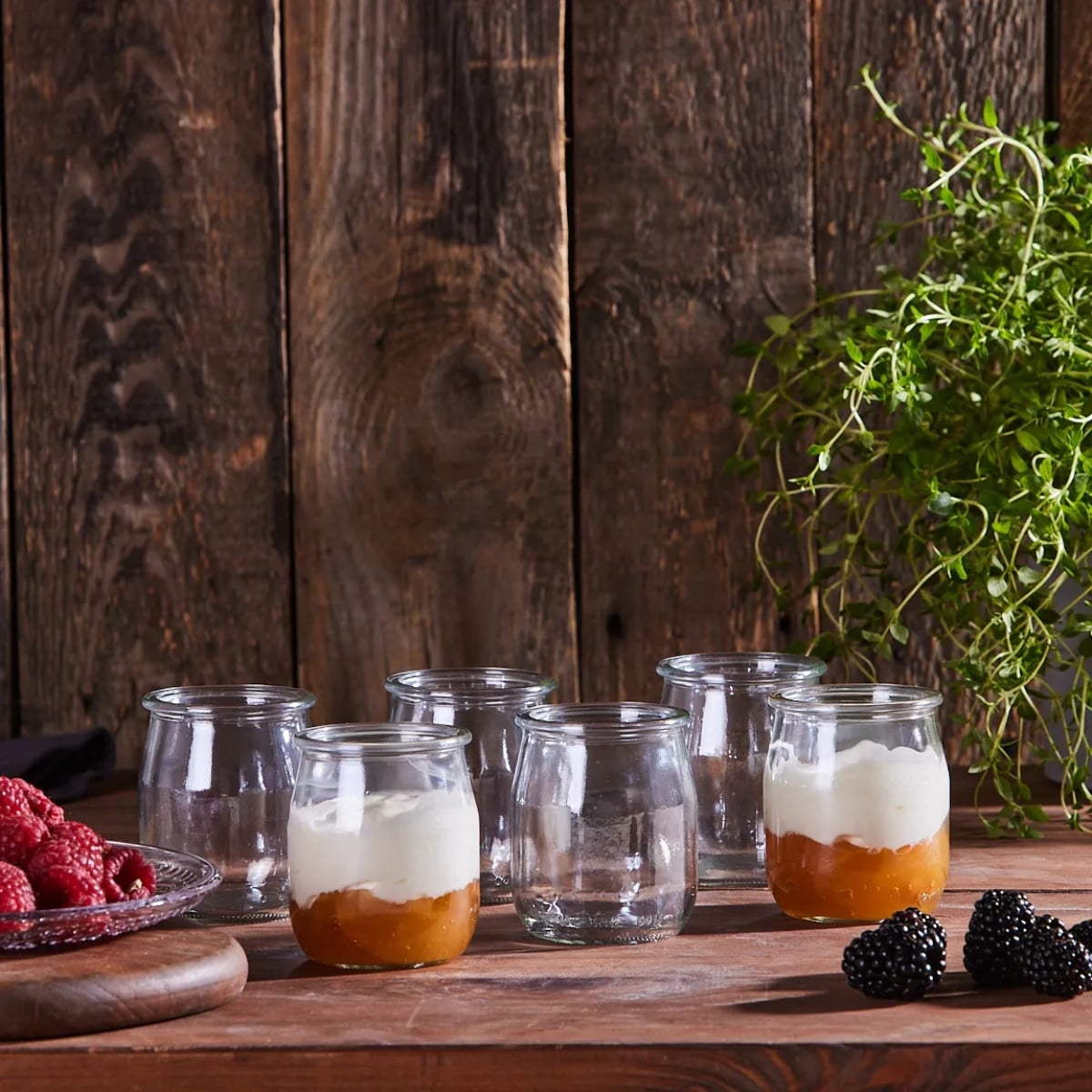 Słoiczki szklane 140 ml do deserów komplet 6 szt Altom Design