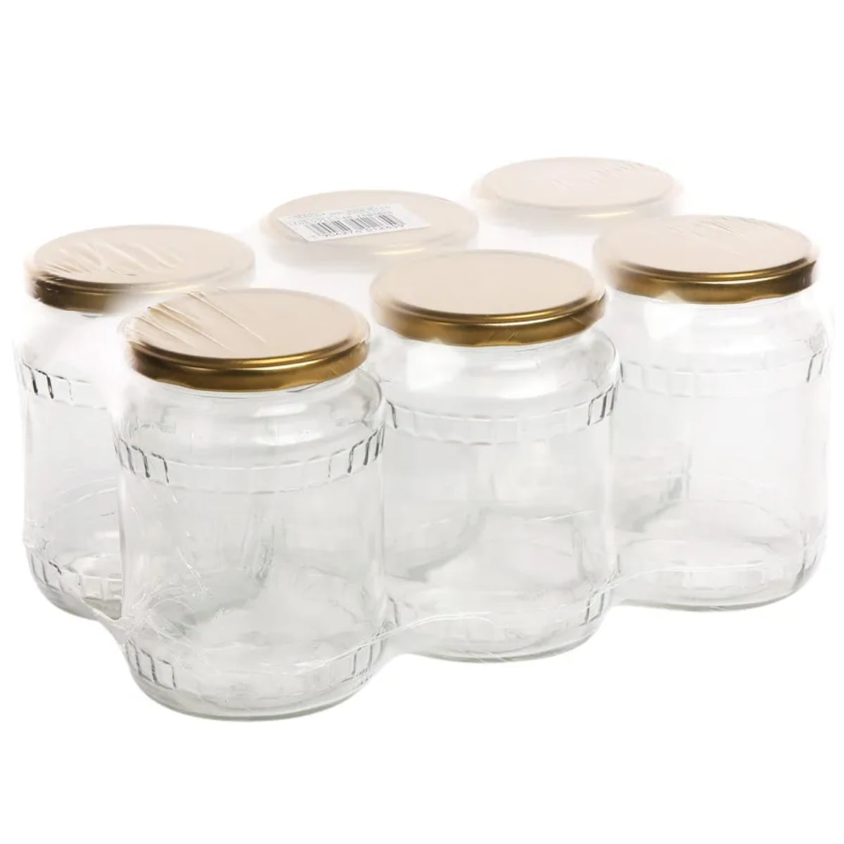 Słoiki szklane 720 ml na przetwory miód konfitury i dżemy typu twist z zakrętką komplet 6 szt Altom Design