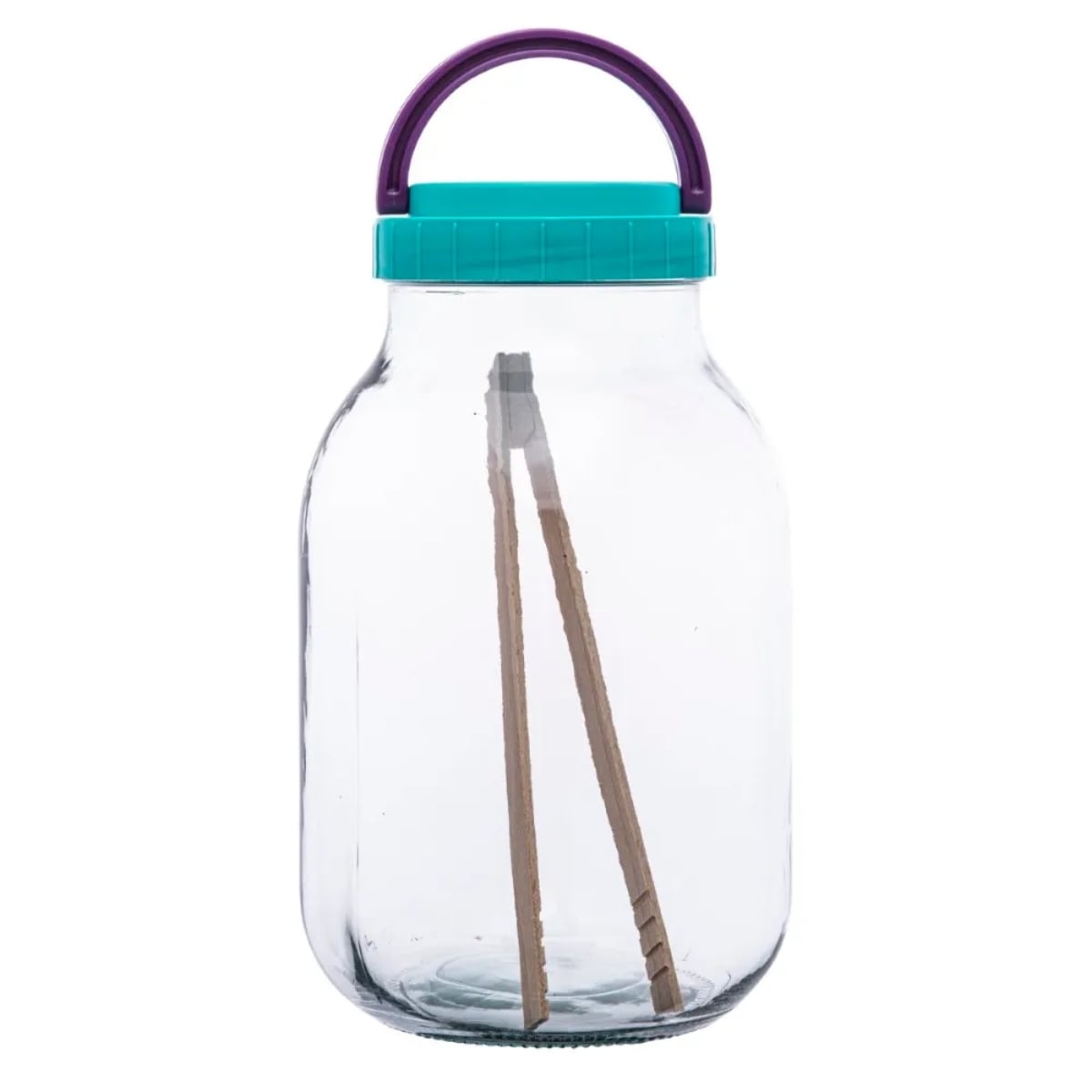 Słoik szklany na przetwory 3 litry z plastikową zakrętką i szczypcami Altom Design