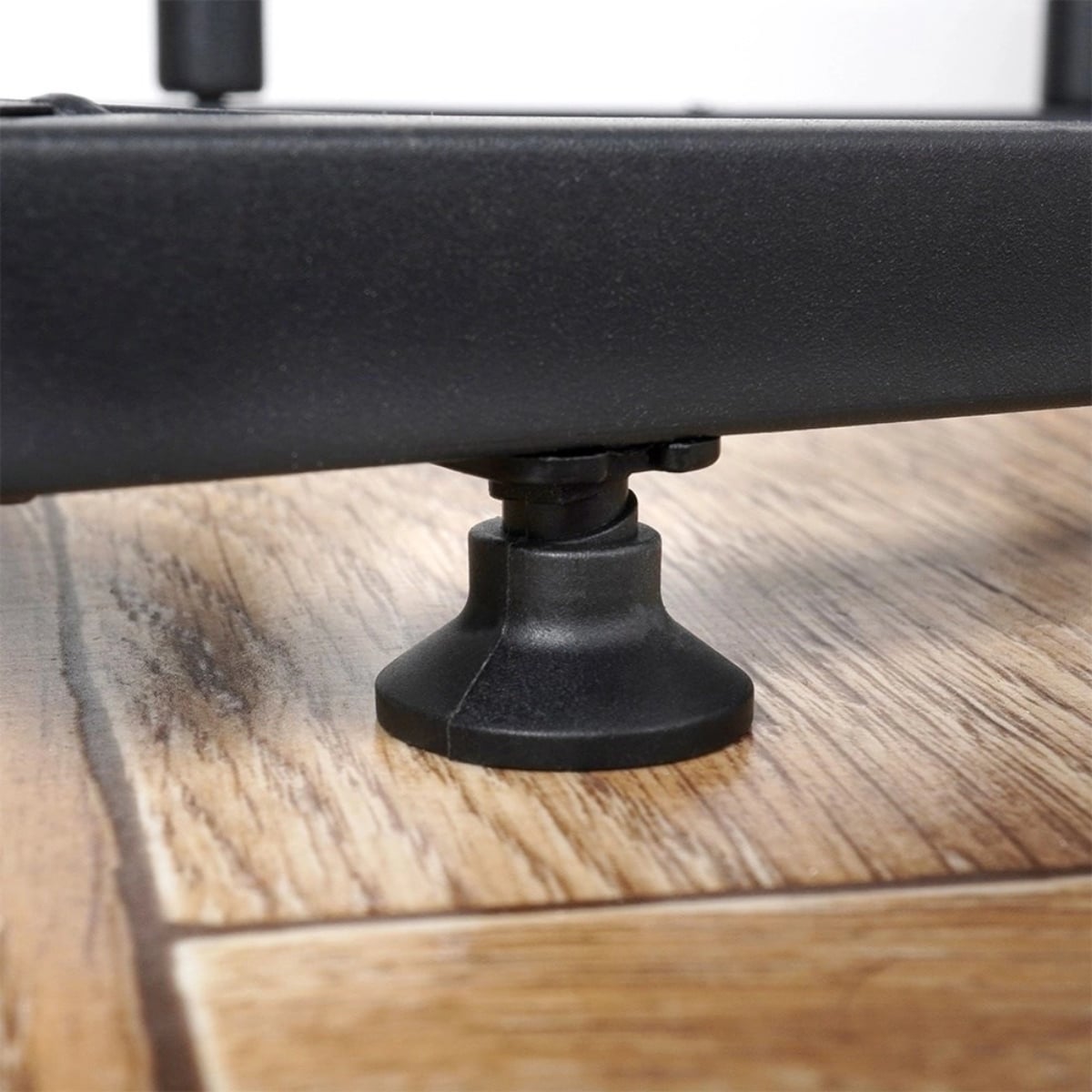 Kwietnik metalowy 80 cm czarny 4-poziomowy stojak na kwiaty i dekoracje Vilde