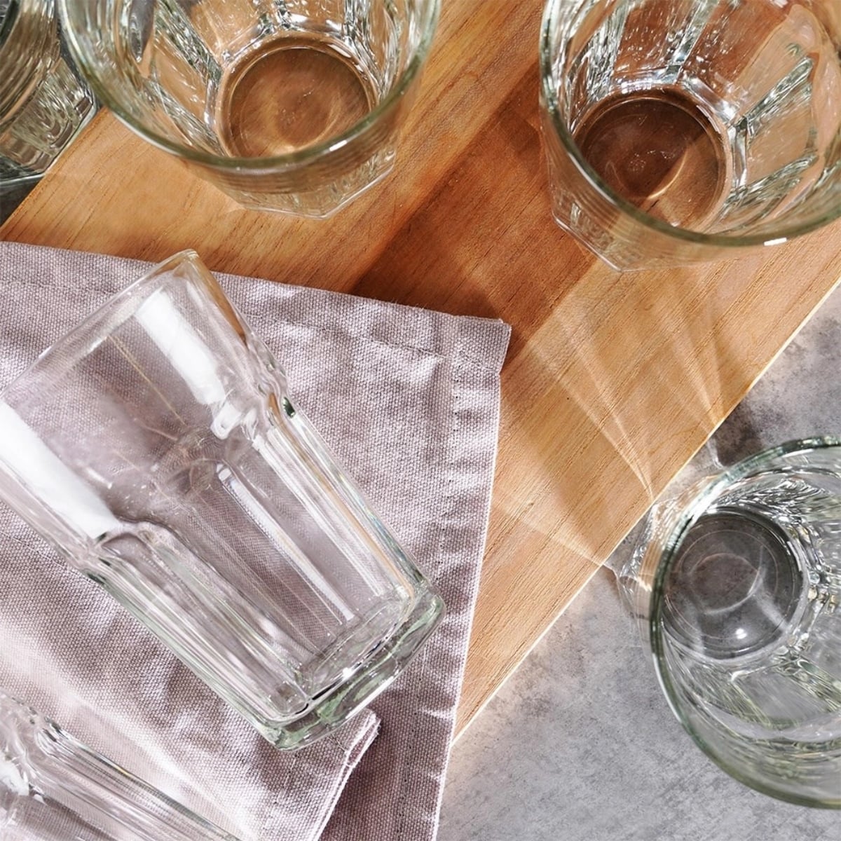 Szklanki do soków napojów 360 ml zestaw 6 sztuk Vilde