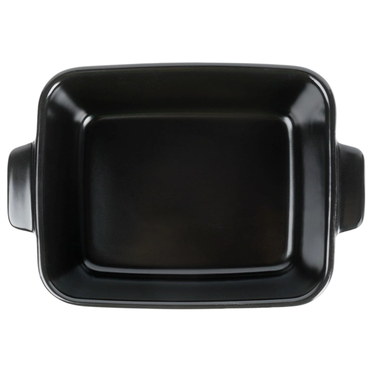 Naczynie do zapiekania ceramiczne 16x11x4.5cm 350 ml czarne Orion