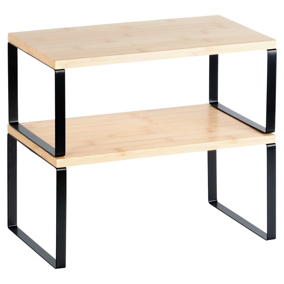 Komplet 2 półek kuchennych 33,5x19,5x16 cm / 33,5x18,5x13,5 cm organizer stojak Orion