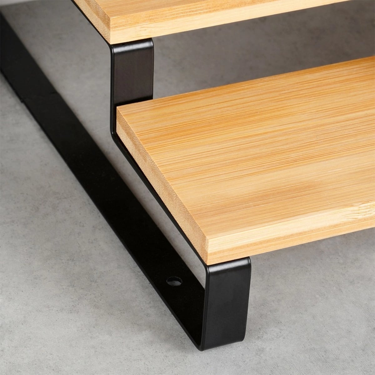 Półka kuchenna bambusowa 3-poziomowa 32x23,5x9,6 cm na przyprawy kubki Orion