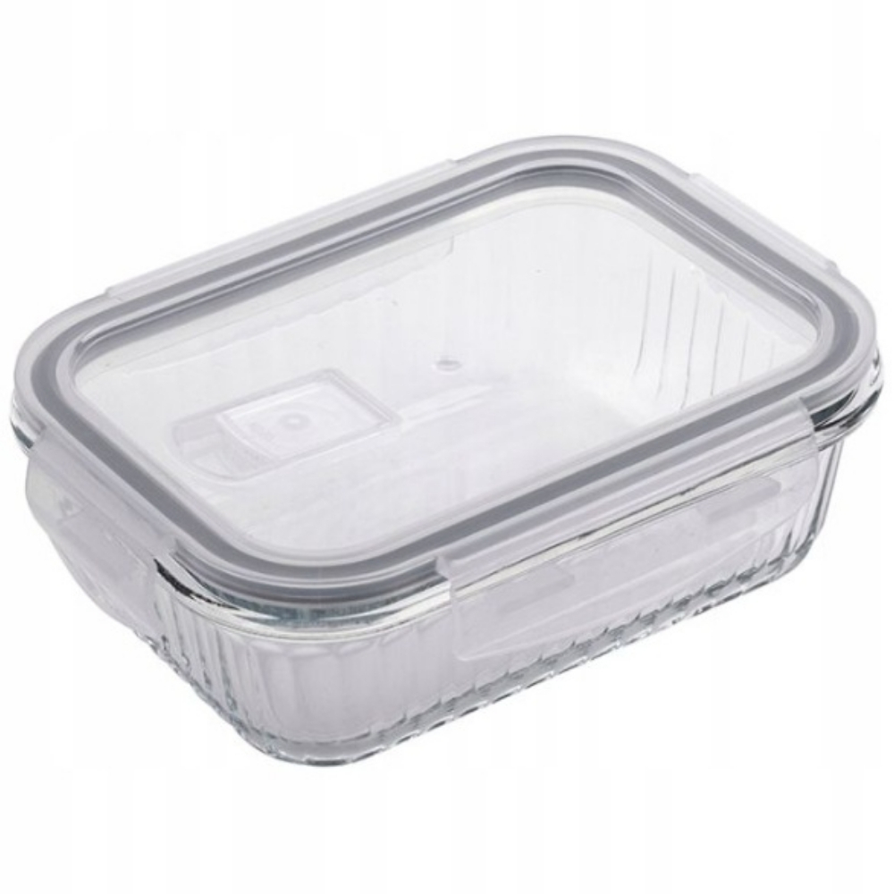Pojemnik 640 ml na żywność jedzenie pudełko z pokrywką lunchbox prostokątny hermetyczny Mariet Florina