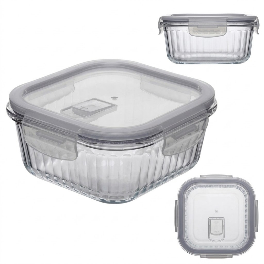 Pojemnik 1200 ml na żywność jedzenie pudełko z pokrywką lunchbox kwadratowy hermetyczny Mariet Florina