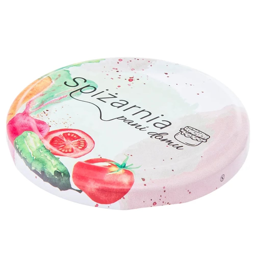 Zakrętki do słoików na przetwory 6,6 cm zestaw 10 szt - 4-zaczepowe FI66 Altom Design