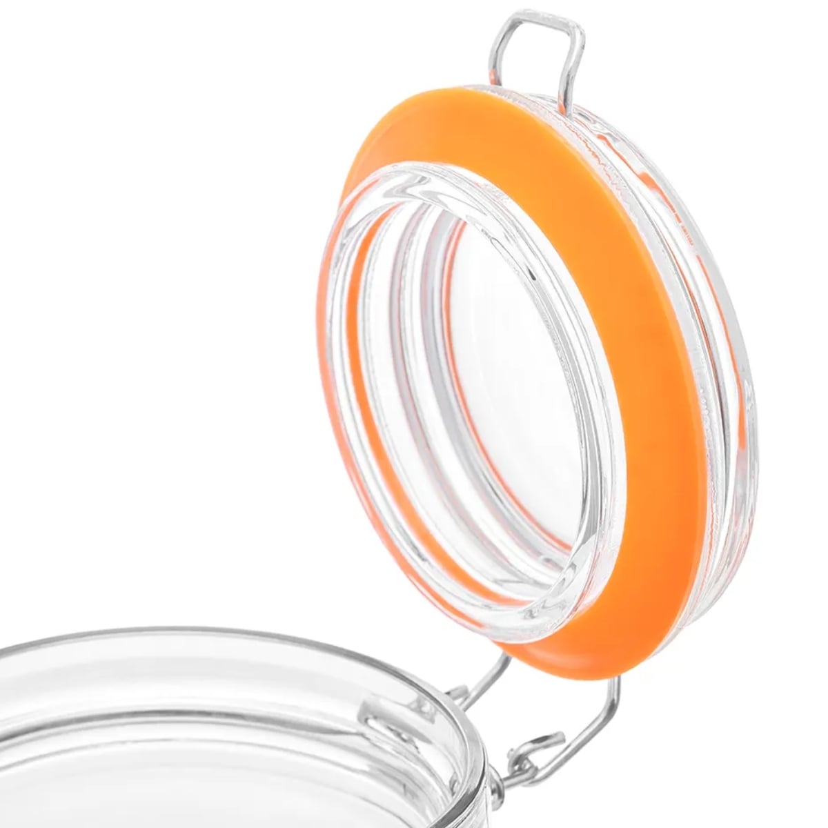 Słoiki szklane na przetwory 200 ml hermetyczne z klipsem zestaw 6 szt Altom Design