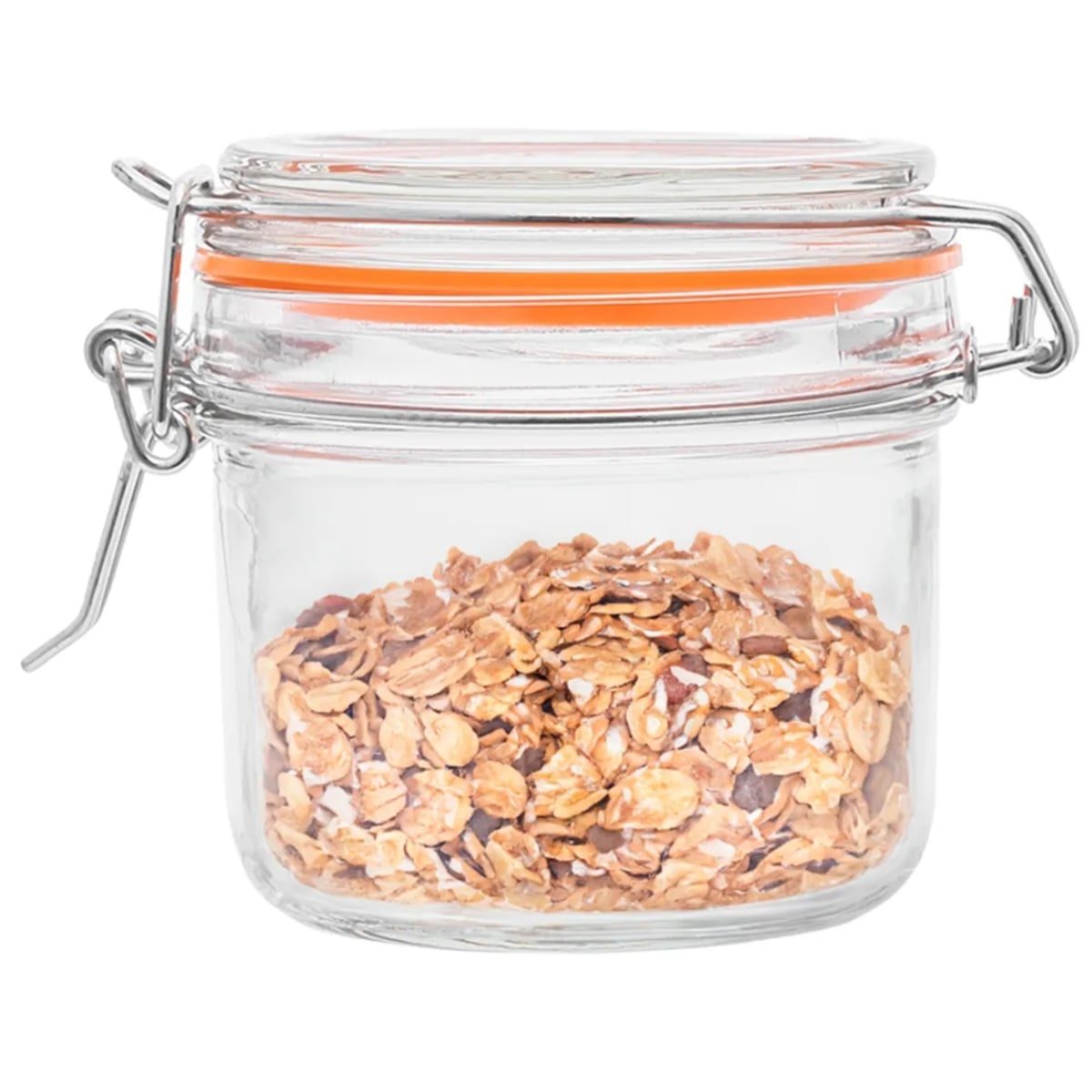 Słoiki szklane na przetwory 200 ml hermetyczne z klipsem zestaw 6 szt Altom Design