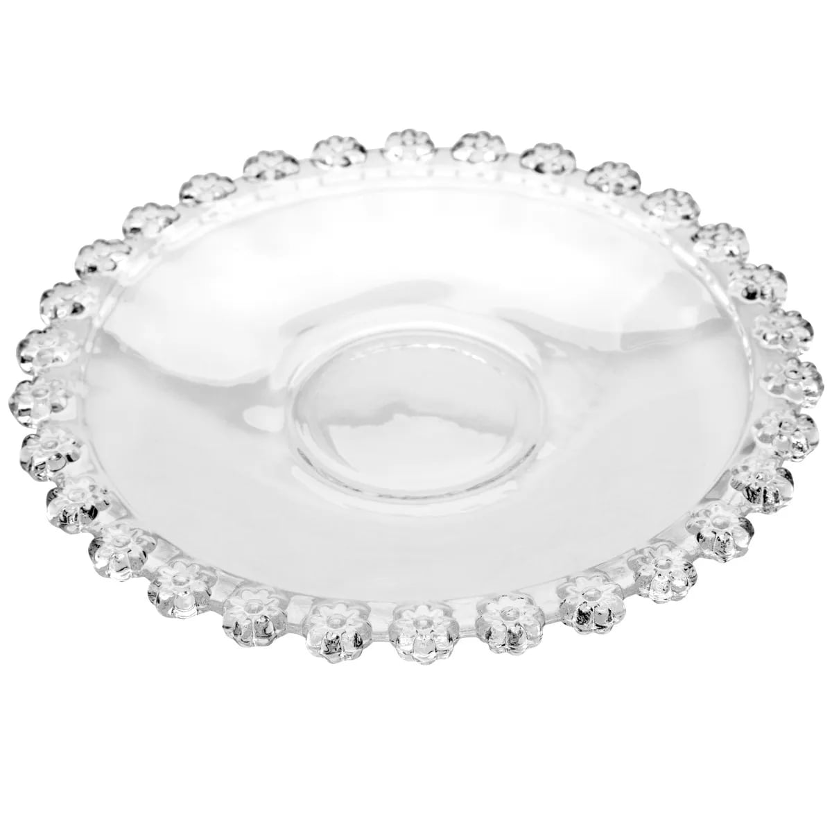 Filiżanka ze spodkiem do kawy i herbaty 200 ml szklana Altom Design Bloom