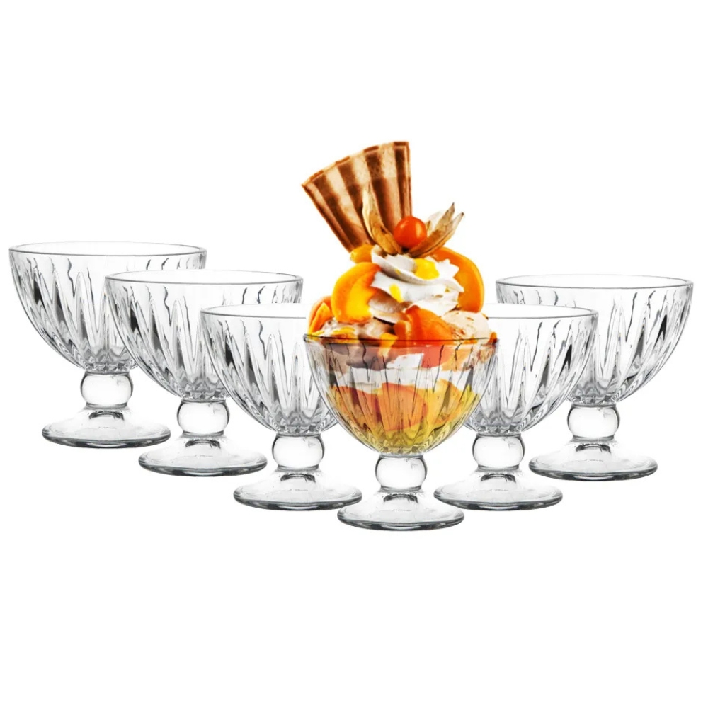 Pucharki do lodów i deserów dla 6 osób Altom Design Venus 280 ml komplet 6 pucharków