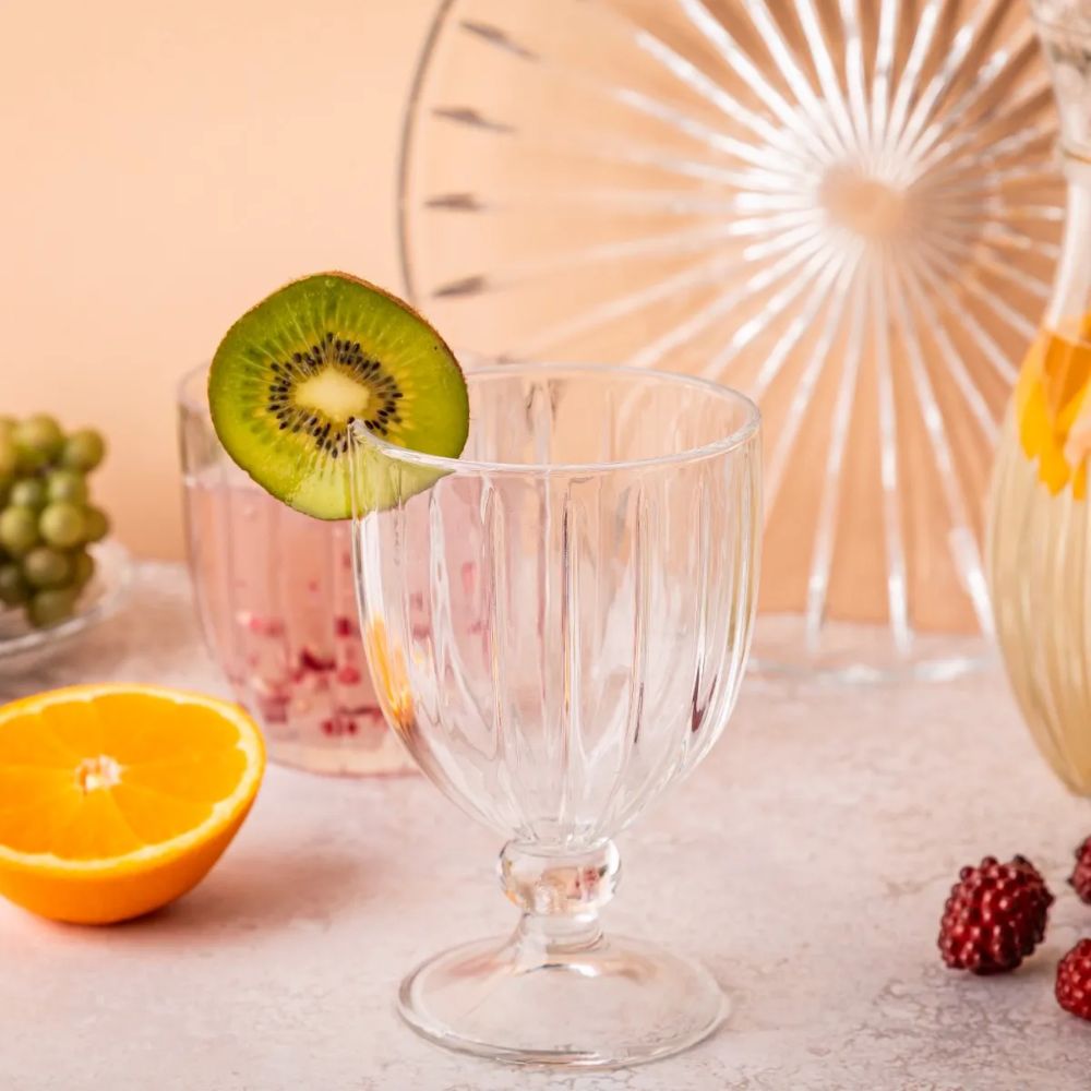 Szklanki do napojów wody soku na stopce 310 ml Altom Design Venus zestaw 6 szt