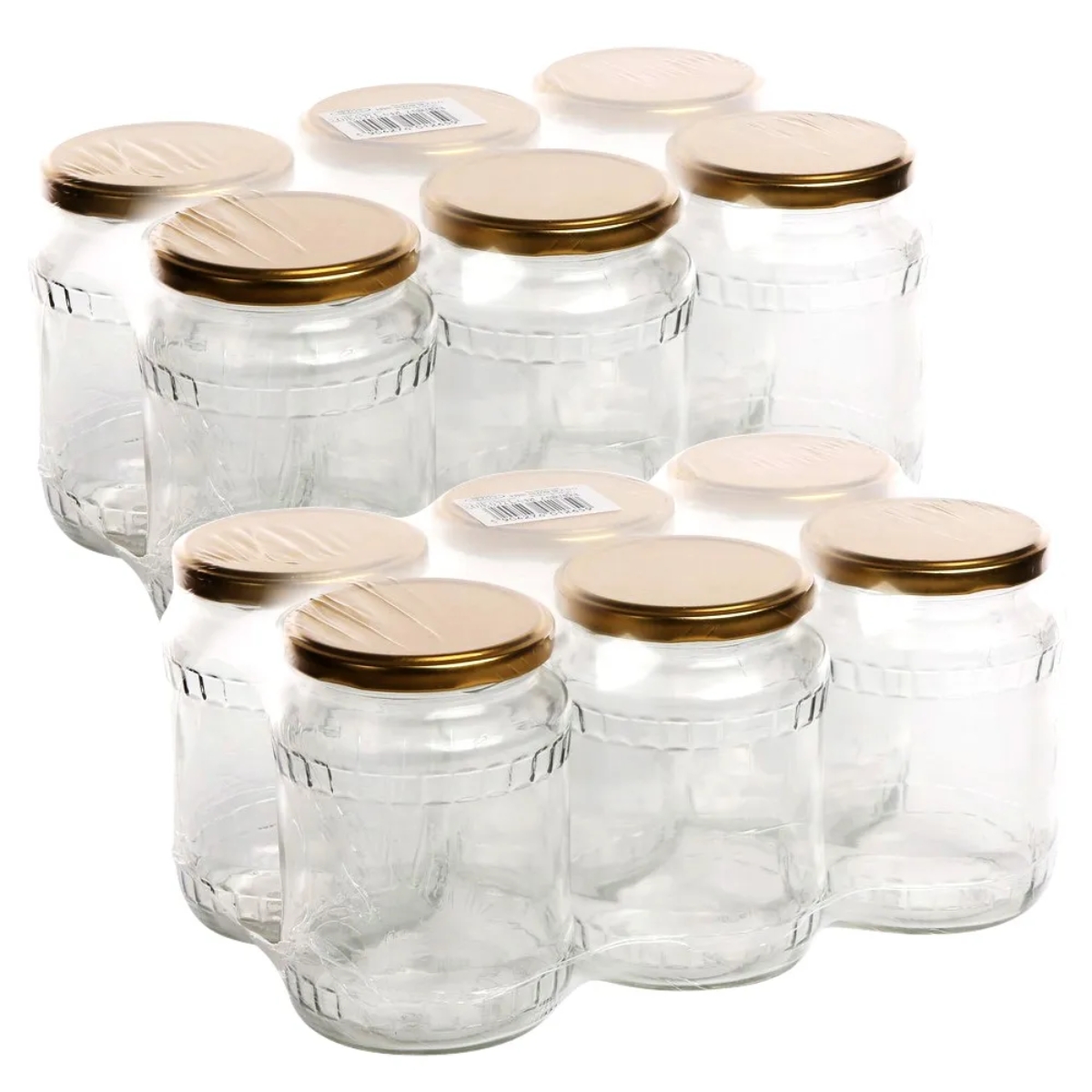 Słoiki szklane 720 ml na przetwory miód konfitury i dżemy typu twist z zakrętką komplet 12 szt Altom Design