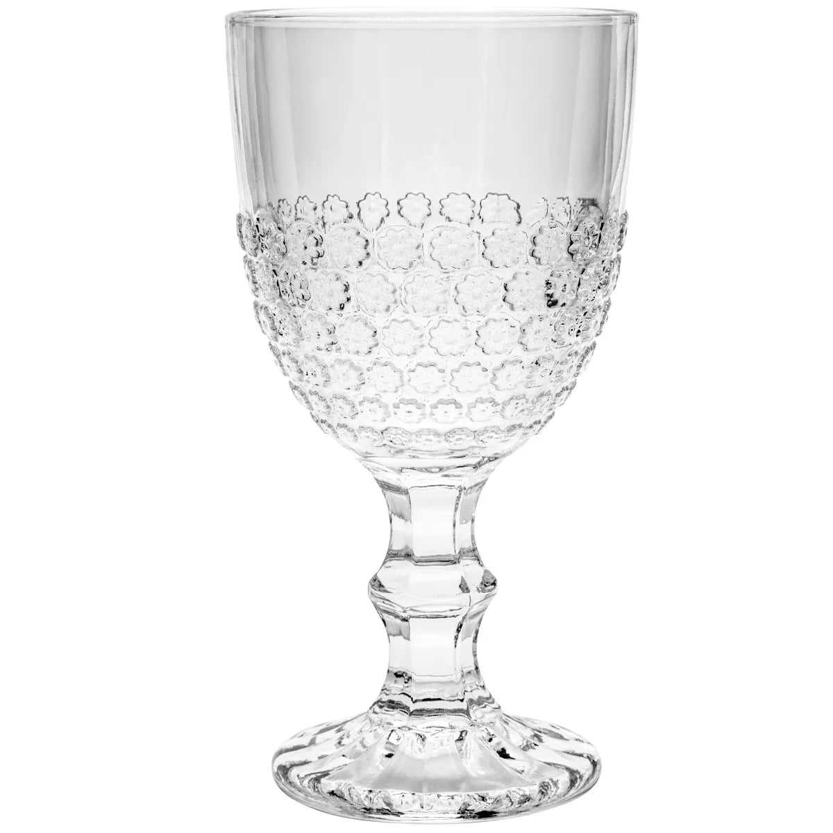 Szklanki na stopce do napojów wody soku 340 ml zestaw 6 szt Altom Design Bloom