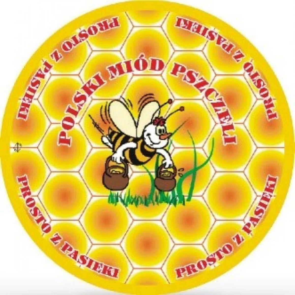 Zakrętki do słoików na przetwory 8,2 cm Miód zestaw 10 szt - 6-zaczepowe Altom Design