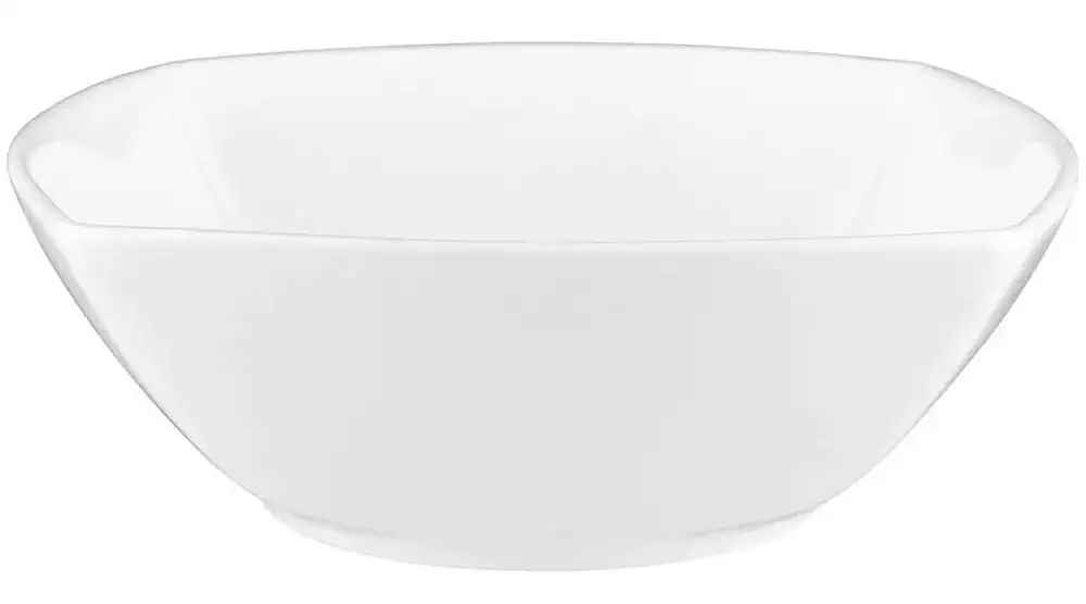 Komplet porcelanowych talerzy obiadowych dla 6 osób Florina Arcadia biały