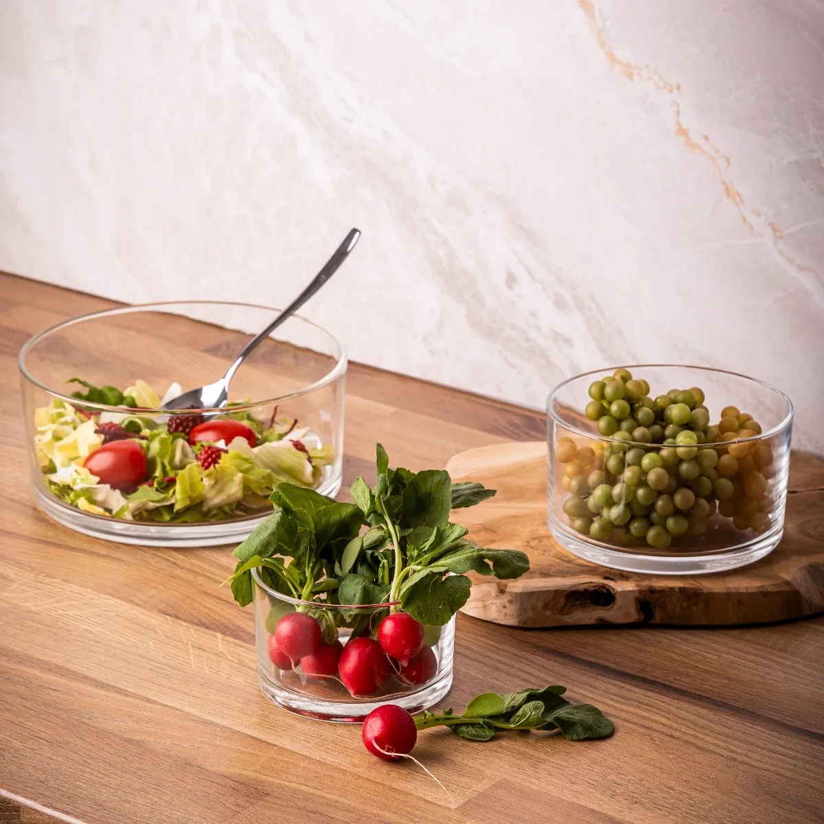 Salaterka miseczka szklana 20 cm prosta Altom Design