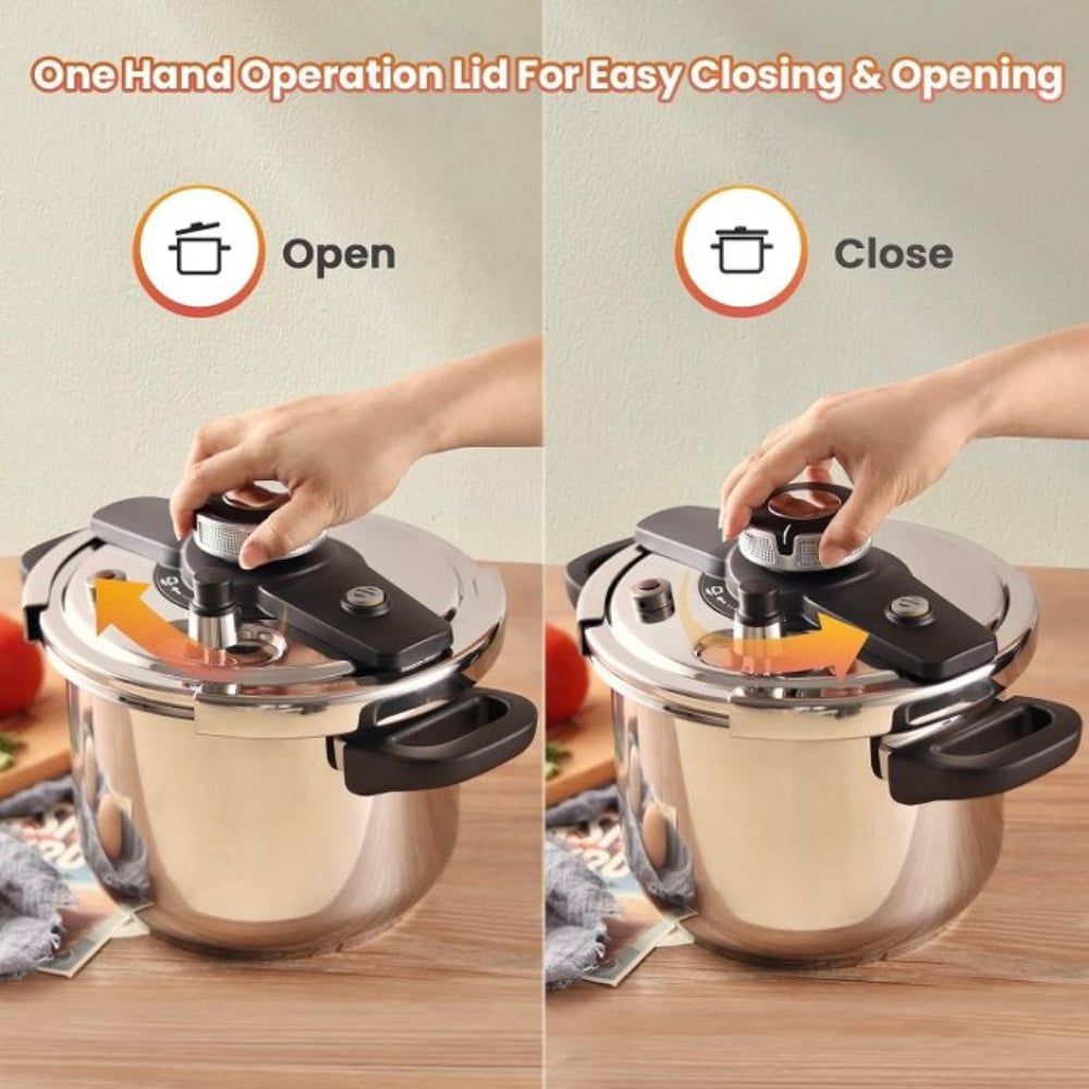 Szybkowar 4 L garnek ciśnieniowy ze stali nierdzewnej Royality Line