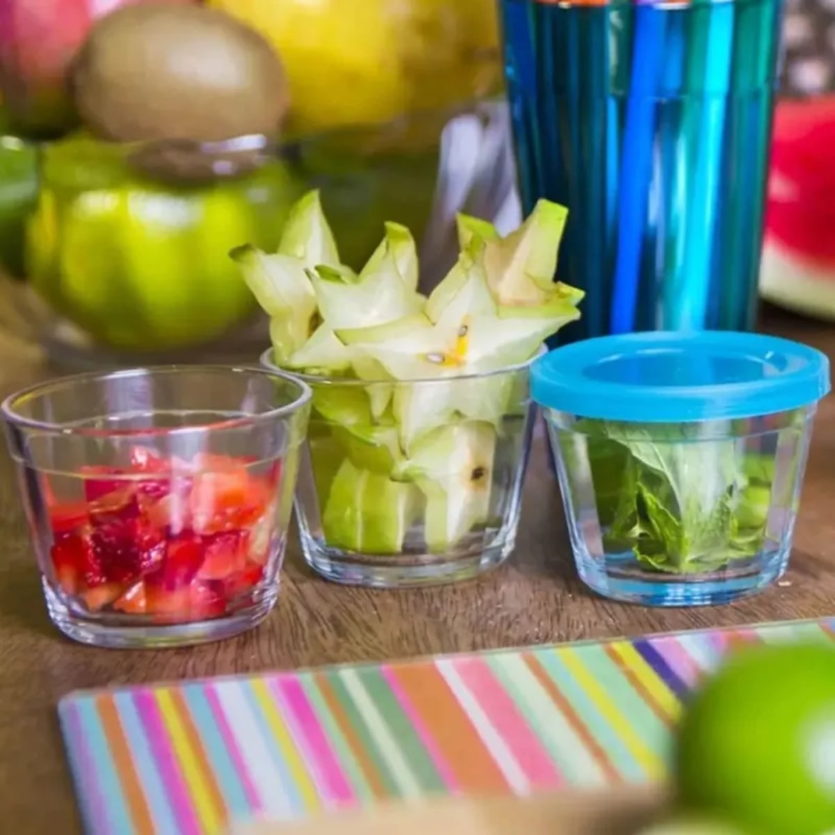 Miska szklana 350 ml salaterka 10 cm naczynie z pokrywką Americano Tragar