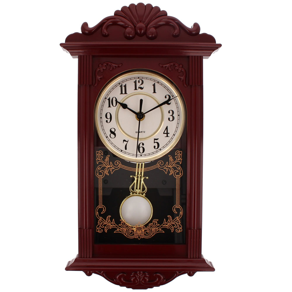 zegar ścienny brazowy burnbeste 1843