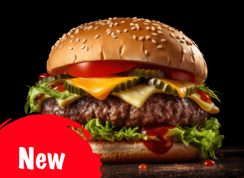 Soczyste burgery z mięsem wołowym i świeżymi warzywami - domowy przepis na patelni grillowej Soczyste burgery z mięsem wołowym i świeżymi warzywami - domowy przepis na patelni grillowej
